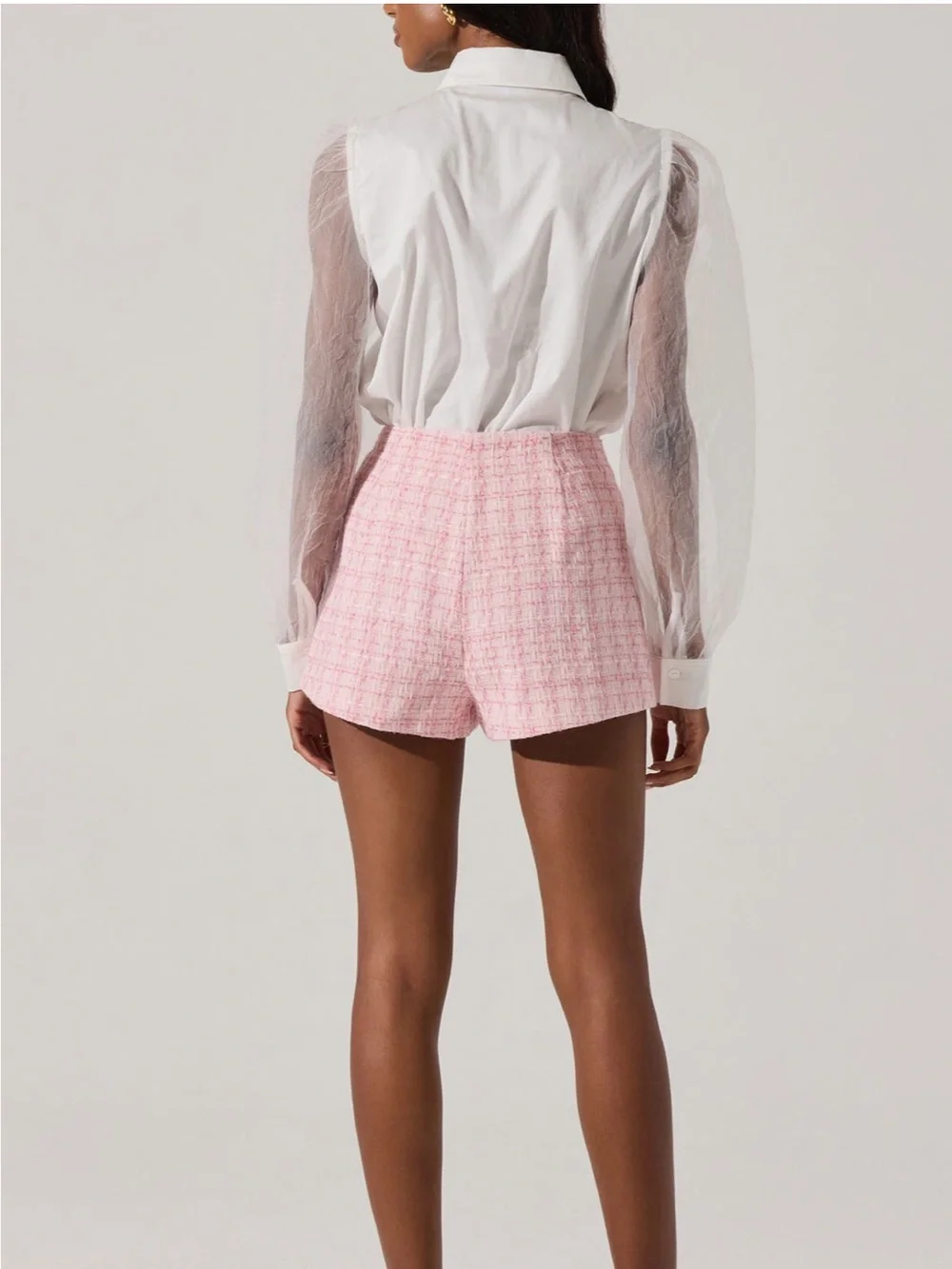 ✨ NEW WITH TAGS | ASTR the Label Organza Puff Sleeve Blouse